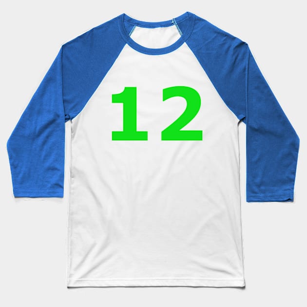 12th Man Baseball T-Shirt by Quarantique